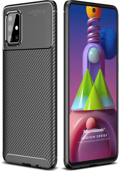 Samsung Galaxy M51 Kılıf Legion Series Siyah