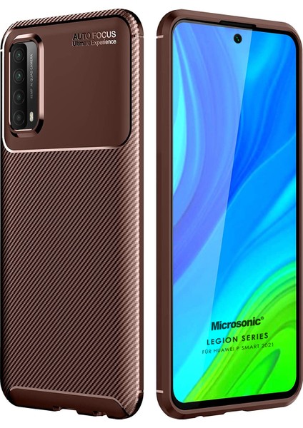 Huawei P Smart 2021 Kılıf Legion Series Kahverengi