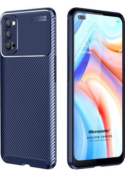 Oppo Reno 4 Kılıf Legion Series Lacivert