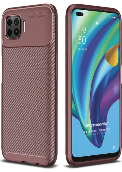 Oppo Reno 4 Lite Kılıf Legion Series Kahverengi