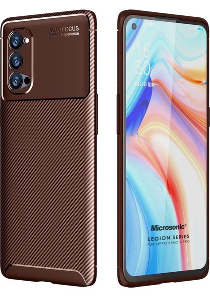 Oppo Reno 4 Pro Kılıf Legion Series Kahverengi