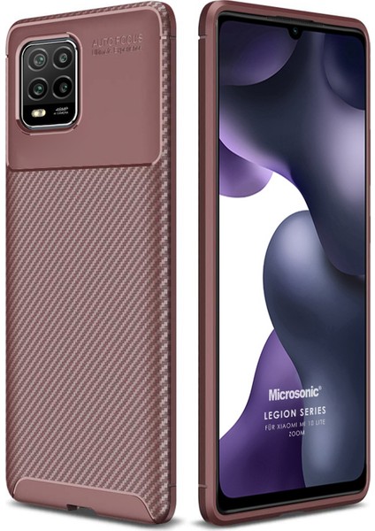 Xiaomi Mi 10 Lite Zoom Kılıf Legion Series Kahverengi