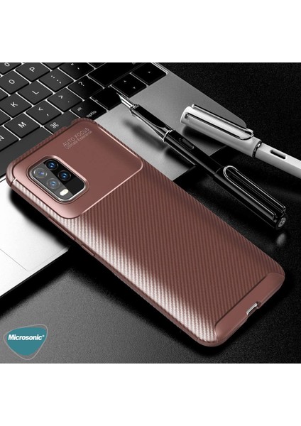 Xiaomi Mi 10 Lite Zoom Kılıf Legion Series Kahverengi modelleri