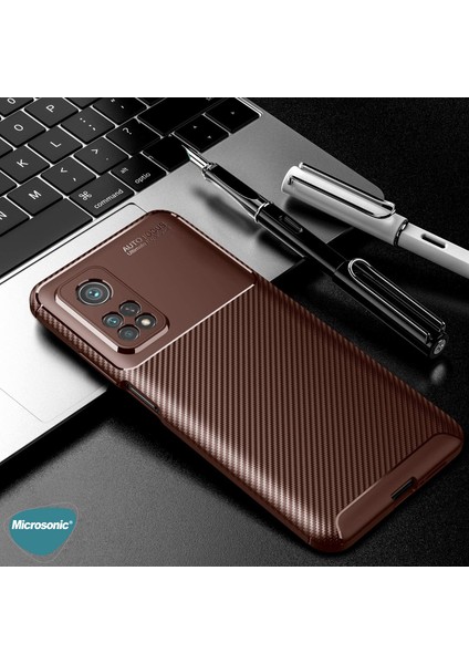 Xiaomi Mi 10T Kılıf Legion Series Kahverengi