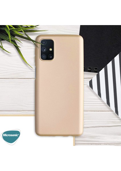 Matte Silicone Samsung Galaxy M31s Kılıf Siyah