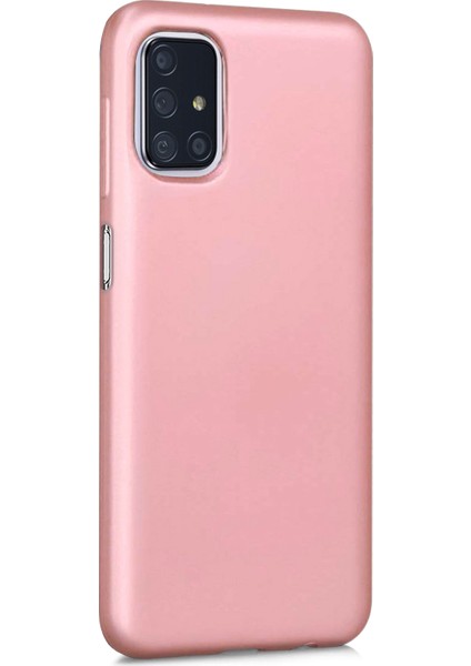 Matte Silicone Samsung Galaxy M31s Kılıf Rose Gold