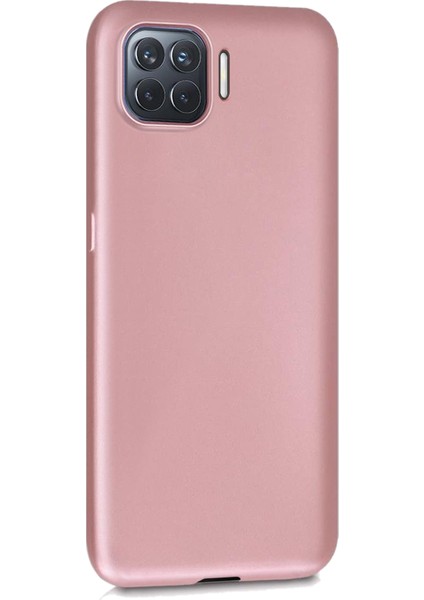 Matte Silicone Oppo Reno 4 Lite Kılıf Rose Gold