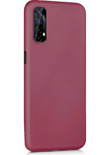 Matte Silicone Realme 7 Kılıf Mor fiyatları