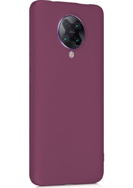 Matte Silicone Xiaomi Redmi K30 Pro Kılıf Mor