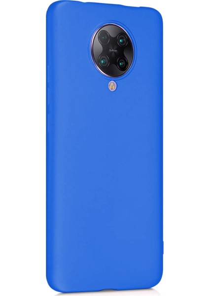 Matte Silicone Xiaomi Redmi K30 Pro Kılıf Mavi