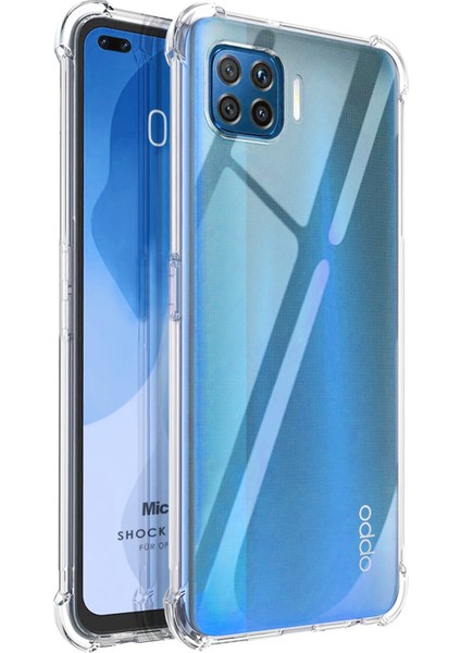 Oppo Reno 4 Lite Kılıf Shock Absorbing Şeffaf