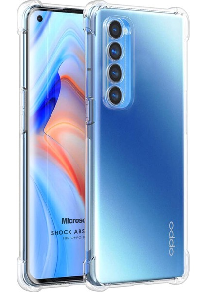 Oppo Reno 4 Pro Kılıf Shock Absorbing Şeffaf