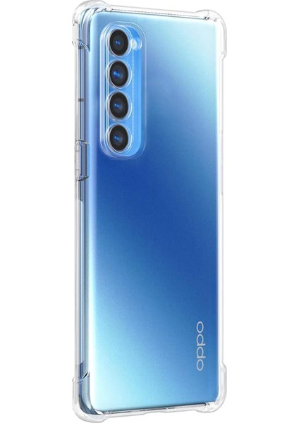 Oppo Reno 4 Pro Kılıf Shock Absorbing Şeffaf