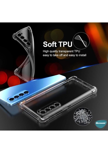 Oppo Reno 4 Pro Kılıf Shock Absorbing Şeffaf
