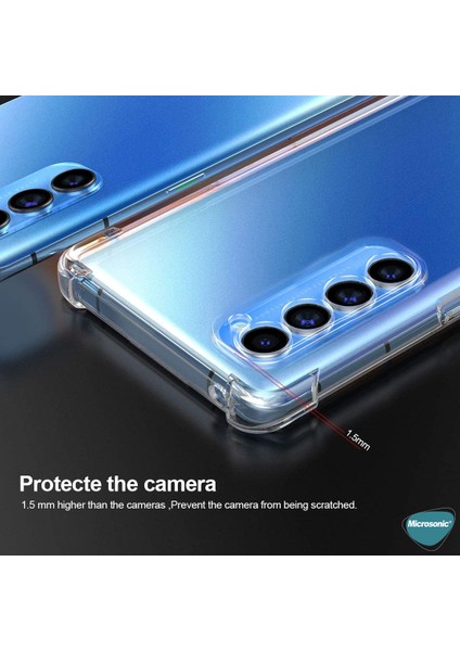 Oppo Reno 4 Pro Kılıf Shock Absorbing Şeffaf