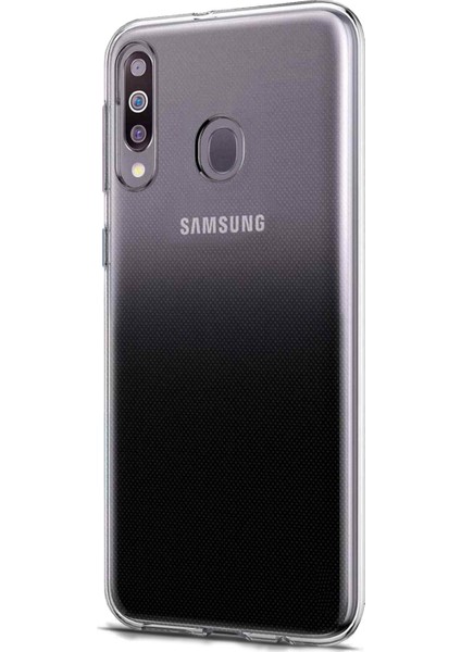 Samsung Galaxy A60 Kılıf Transparent Soft Beyaz