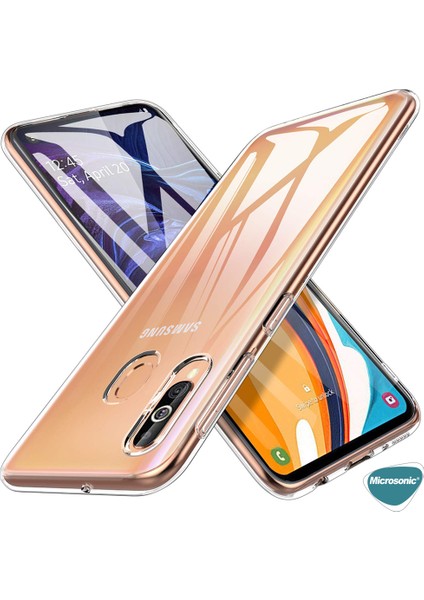 Samsung Galaxy A60 Kılıf Transparent Soft Beyaz