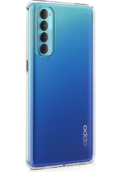 Oppo Reno 4 Pro Kılıf Transparent Soft Beyaz