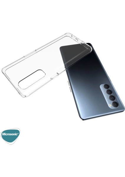 Oppo Reno 4 Pro Kılıf Transparent Soft Beyaz