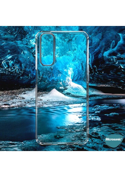 Realme 7 Kılıf Transparent Soft Beyaz modelleri