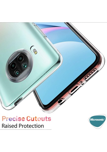 Xiaomi Mi 10T Lite Kılıf Transparent Soft Beyaz modelleri