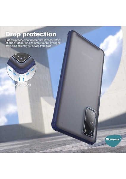 Samsung Galaxy S20 FE Kılıf Frosted Frame Kırmızı