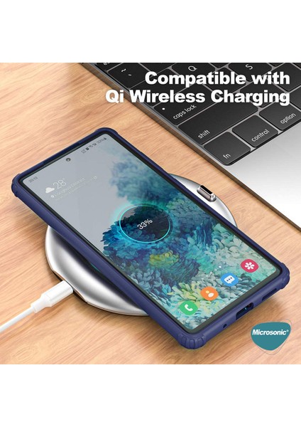 Samsung Galaxy S20 FE Kılıf Frosted Frame Kırmızı