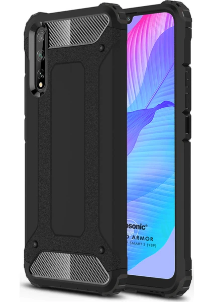 Huawei P Smart S Kılıf Rugged Armor Siyah