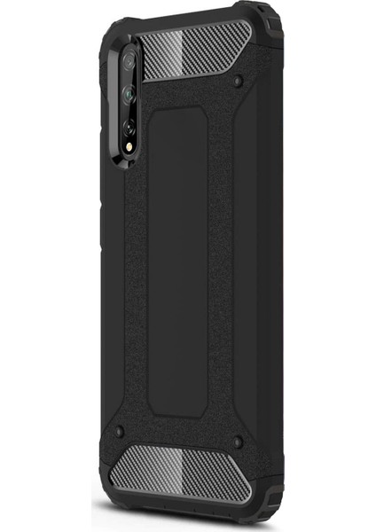 Huawei P Smart S Kılıf Rugged Armor Siyah