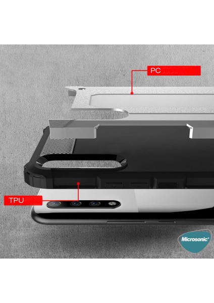 Huawei Y8P Kılıf Rugged Armor Gümüş