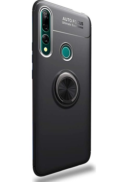 Huawei Honor 9X Kılıf Kickstand Ring Holder Siyah fiyatları