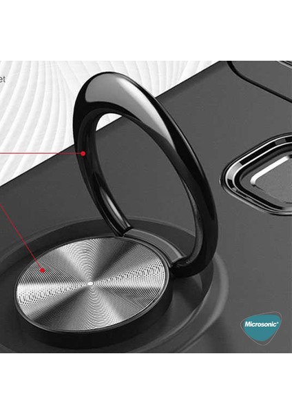 Huawei P10 Lite Kılıf Kickstand Ring Holder Lacivert indirimleri