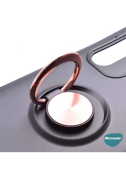 Huawei P30 Pro Kılıf Kickstand Ring Holder Lacivert