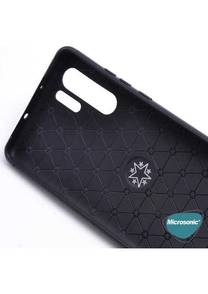 Huawei P30 Pro Kılıf Kickstand Ring Holder Lacivert