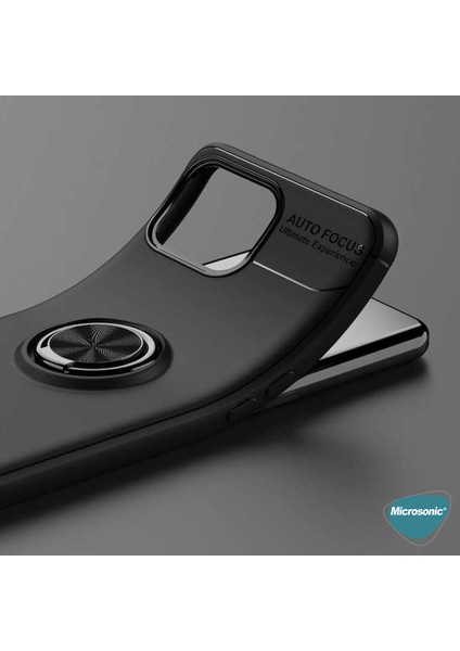 Oppo Reno 4 Lite Kılıf Kickstand Ring Holder Lacivert