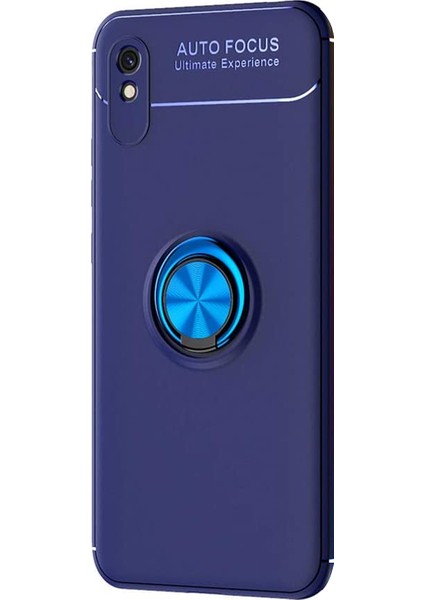 Xiaomi Redmi 9A Kılıf Kickstand Ring Holder Lacivert fiyatları