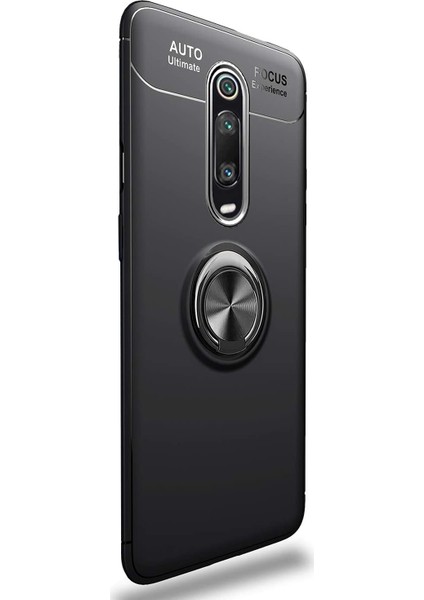 Xiaomi Redmi K20 Kılıf Kickstand Ring Holder Siyah