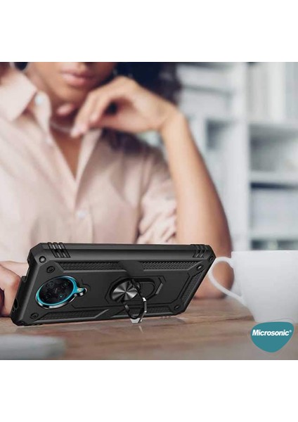 Xiaomi Redmi K30 Pro Kılıf Military Ring Holder Siyah fırsatları