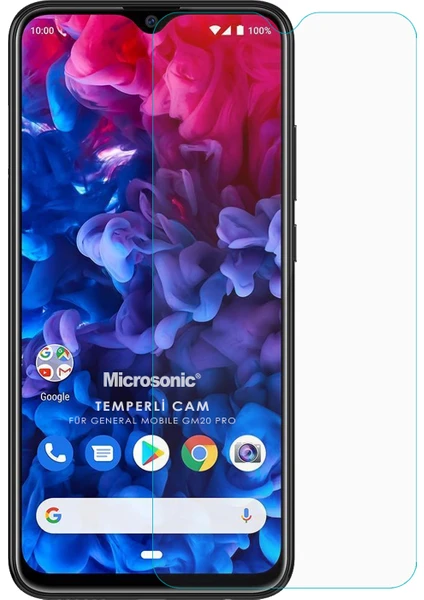 General Mobile GM 20 Pro Tempered Glass Cam Ekran Koruyucu