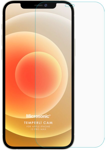 Apple iPhone 12 Pro Max Tempered Glass Screen Protector