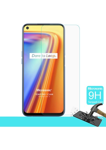 Realme 7i Tempered Glass Cam Ekran Koruyucu