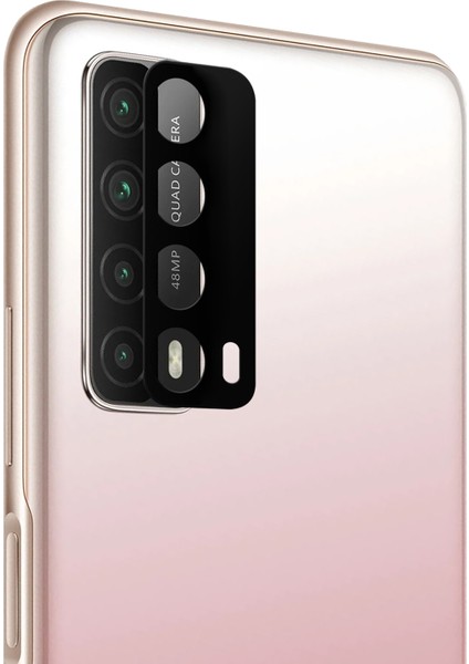 Huawei P Smart 2021 Kamera Lens Koruma Camı V2 Siyah