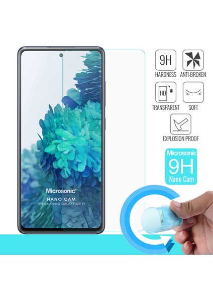Samsung Galaxy S20 FE Nano Glass Cam Ekran Koruyucu