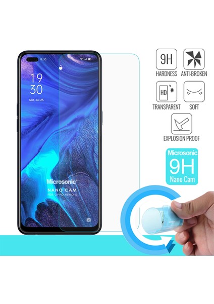 Oppo Reno 4 Nano Glass Cam Ekran Koruyucu