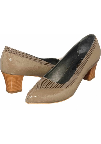 41 Numara KDR1207 Vizon Rugan Büyük Numara Kadın Ayakkabısı Rahat Geniş Kalıp Kadın Ayakkabısı Özel Seri fiyatları