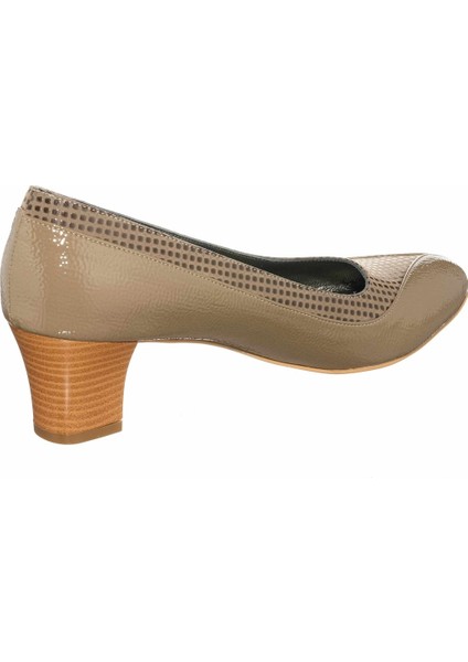 41 Numara KDR1207 Vizon Rugan Büyük Numara Kadın Ayakkabısı Rahat Geniş Kalıp Kadın Ayakkabısı Özel Seri fırsatları