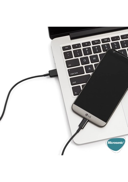 Type-C To USB Kablo, Macbook iOS Typ-C To USB Dönüştürücü Adaptör Kablo Siyah