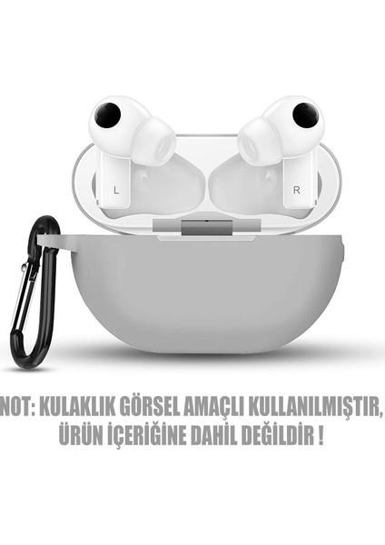 Huawei Freebuds Pro Mat Silikon Kılıf Gri fiyatları