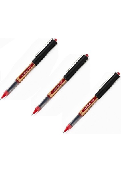 UB-150 1.0 Roller Kalem - Kırmızı 3 Adet