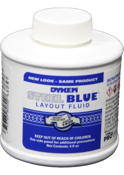 Stell Blue Layout Fluıd ( 4fl Oz ) Mavi Markalama Boyası